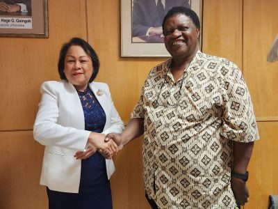 Courtesy Visit to Honorable Minister Nujoma